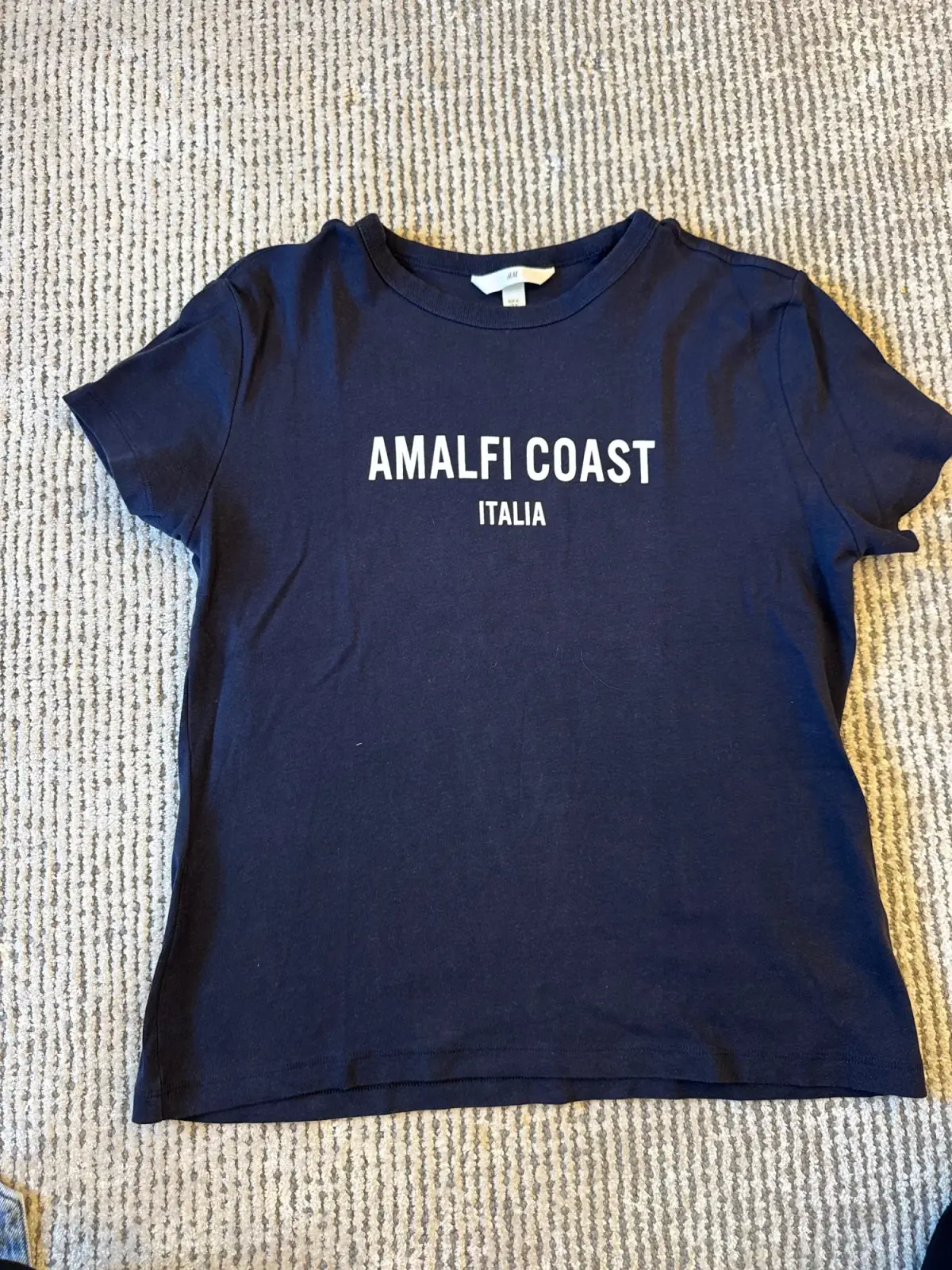 H&M Amalfi Coast navy plaza majica