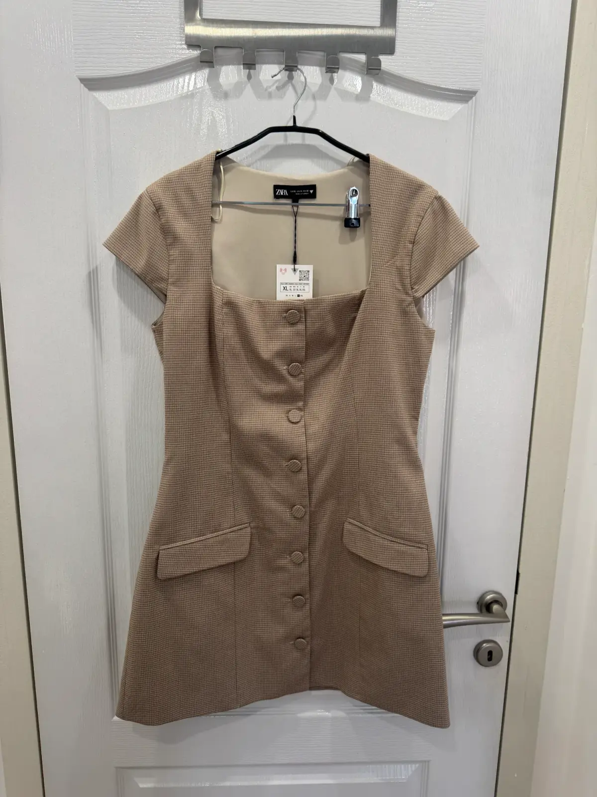 Zara karirana haljina – XL