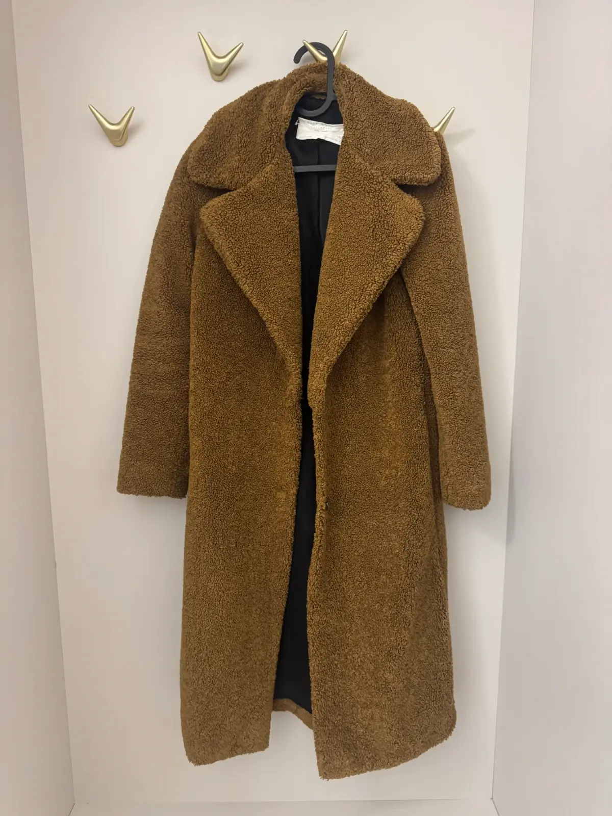 Zara teddy kaput braon